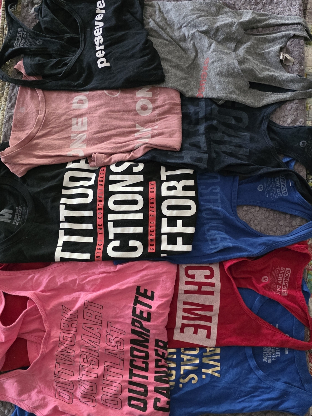 Compete Every Day Workout Tanks